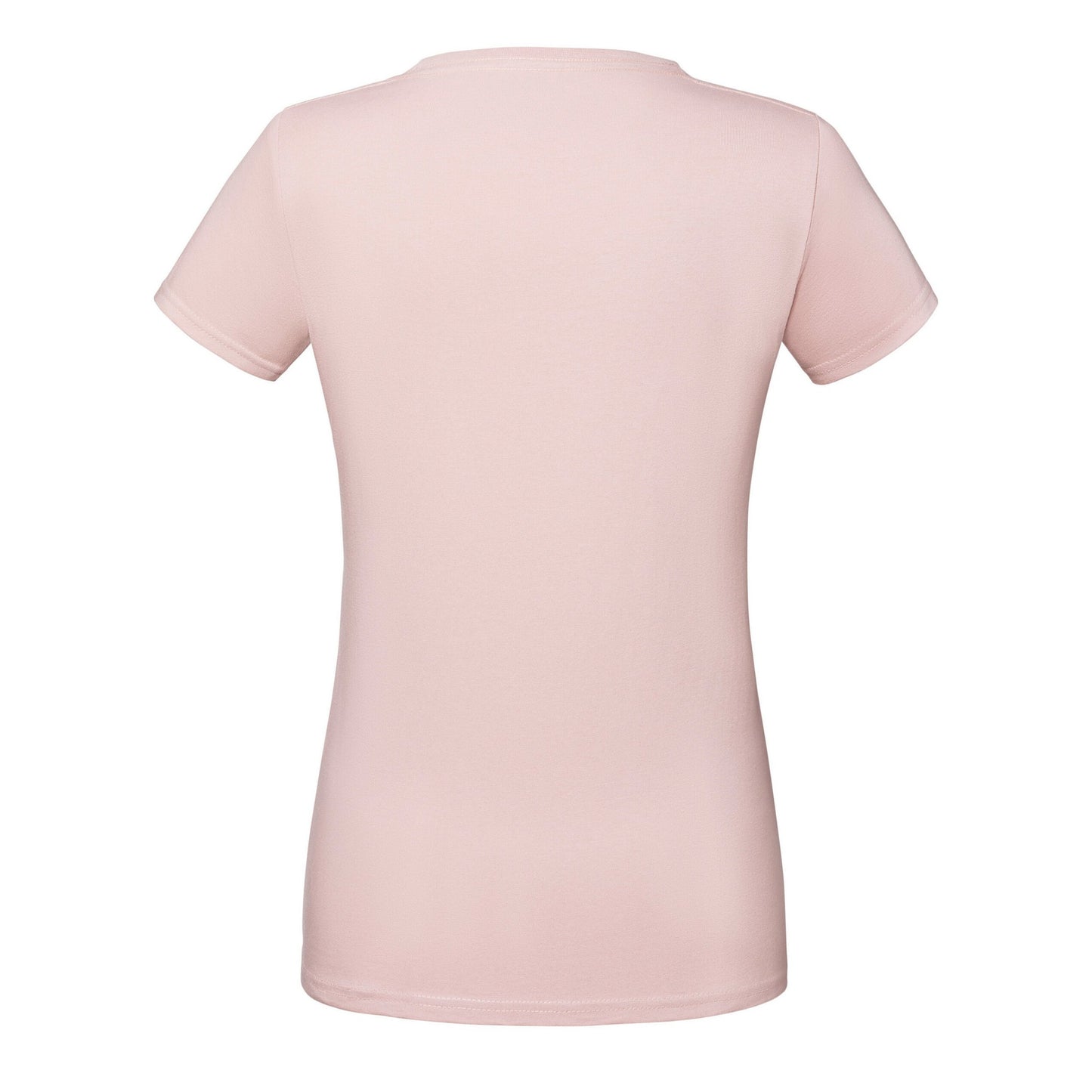 Powder Rose - Back - Fruit Of The Loom Womens-Ladies Iconic 195 Premium Ringspun Cotton T-Shirt