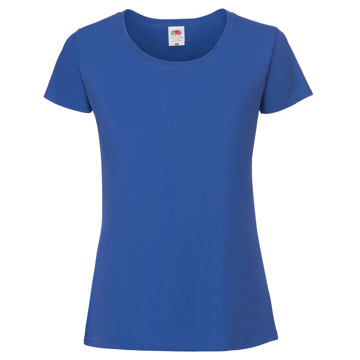 Royal Blue - Front - Fruit Of The Loom Womens-Ladies Iconic 195 Premium Ringspun Cotton T-Shirt