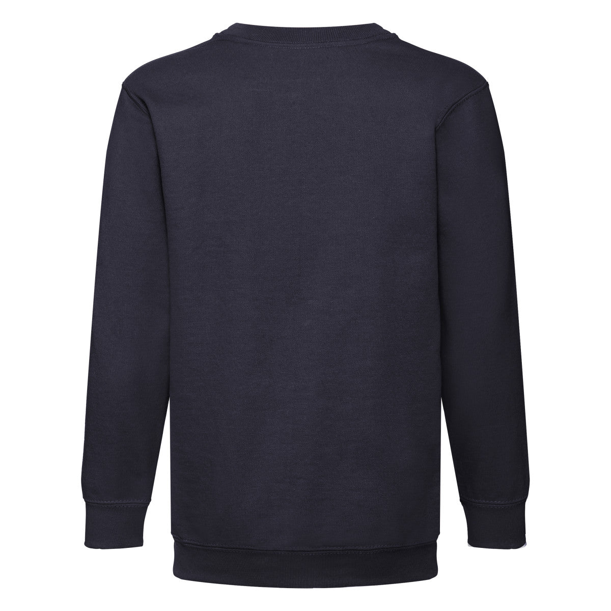 Deep Navy - Back - Fruit of the Loom Childrens-Kids Classic Set-in Sweatshirt