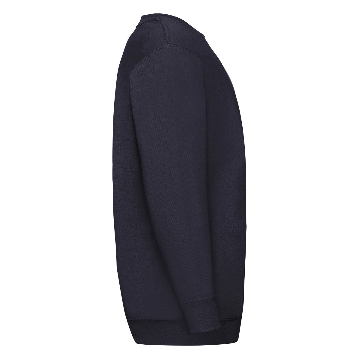 Deep Navy - Side - Fruit of the Loom Childrens-Kids Classic Set-in Sweatshirt