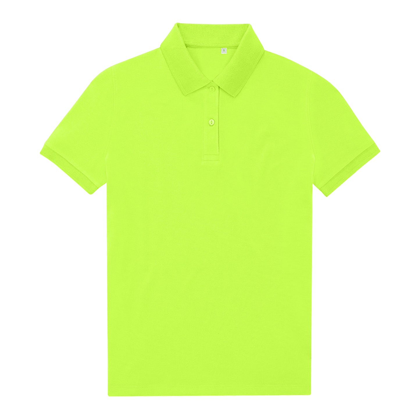 Acid Lime - Front - B&C Womens-Ladies My Eco Polo Shirt