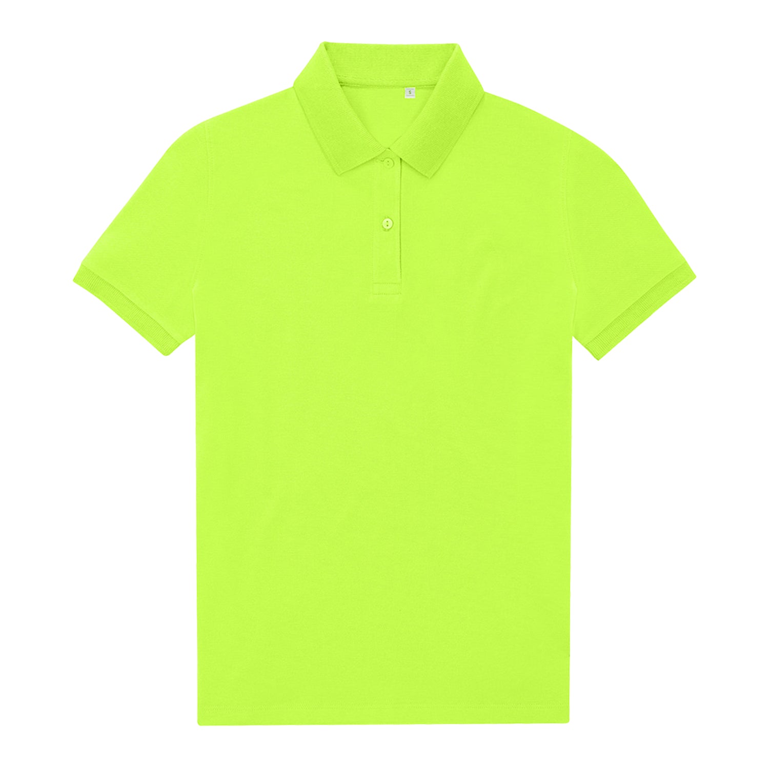 Acid Lime - Front - B&C Womens-Ladies My Eco Polo Shirt