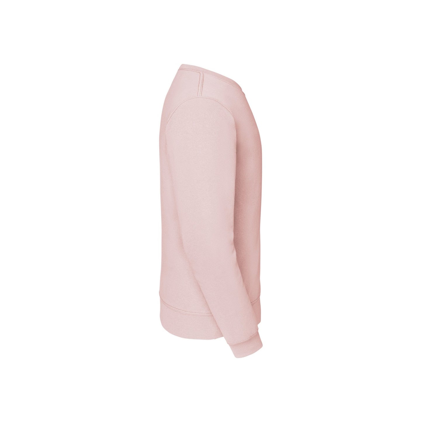 Powder Rose - Side - Fruit of the Loom Mens Classic Set-in Sweatshirt