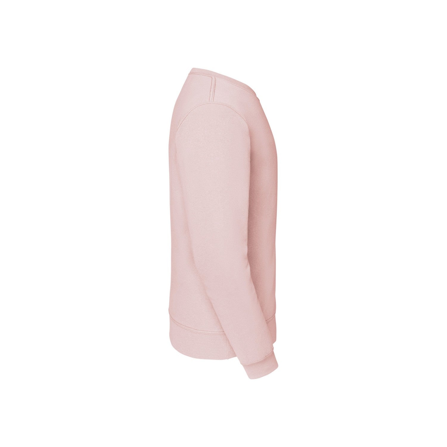 Powder Rose - Side - Fruit of the Loom Mens Classic Set-in Sweatshirt