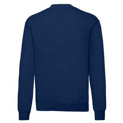 Navy - Back - Fruit of the Loom Mens Classic Set-in Sweatshirt