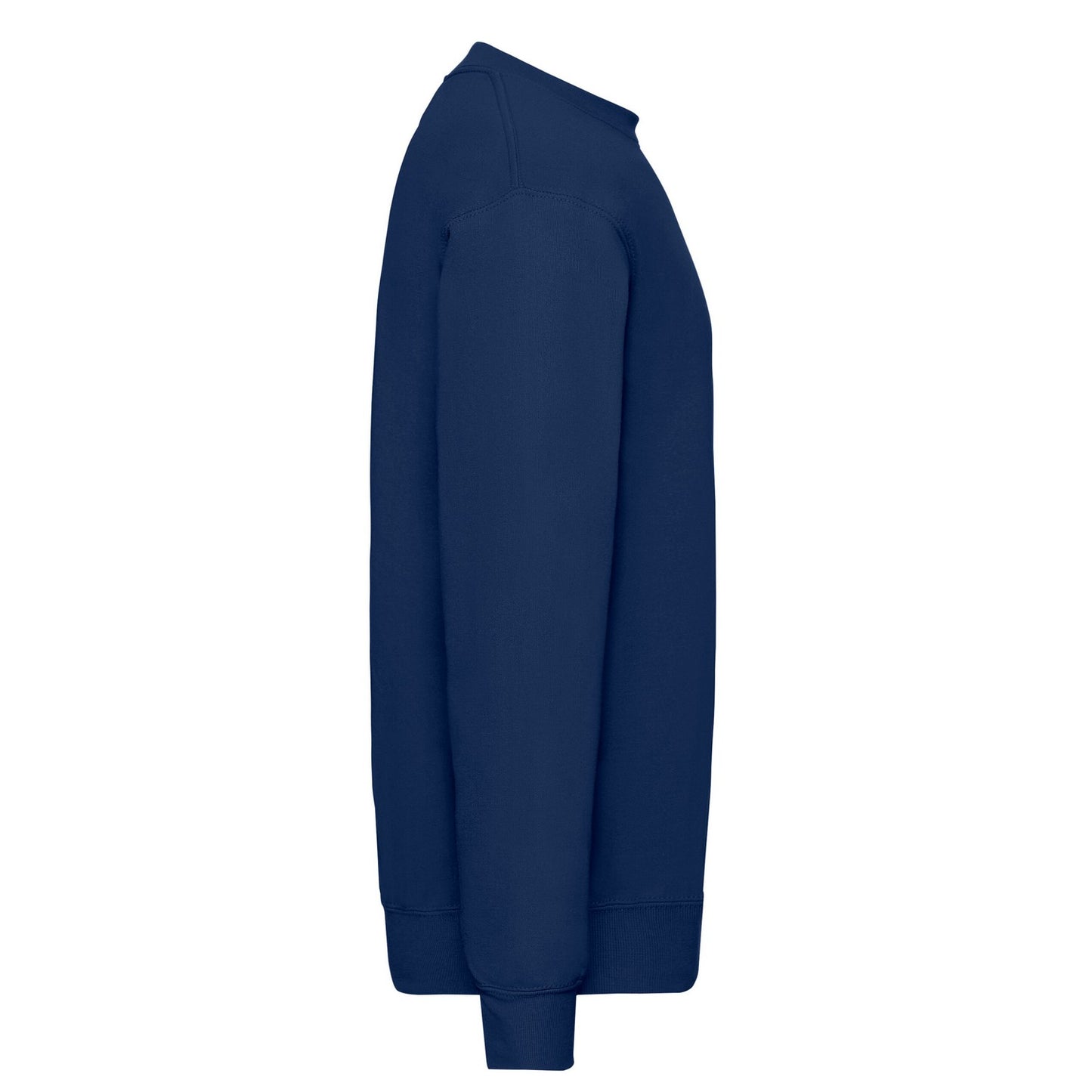 Navy - Side - Fruit of the Loom Mens Classic Set-in Sweatshirt