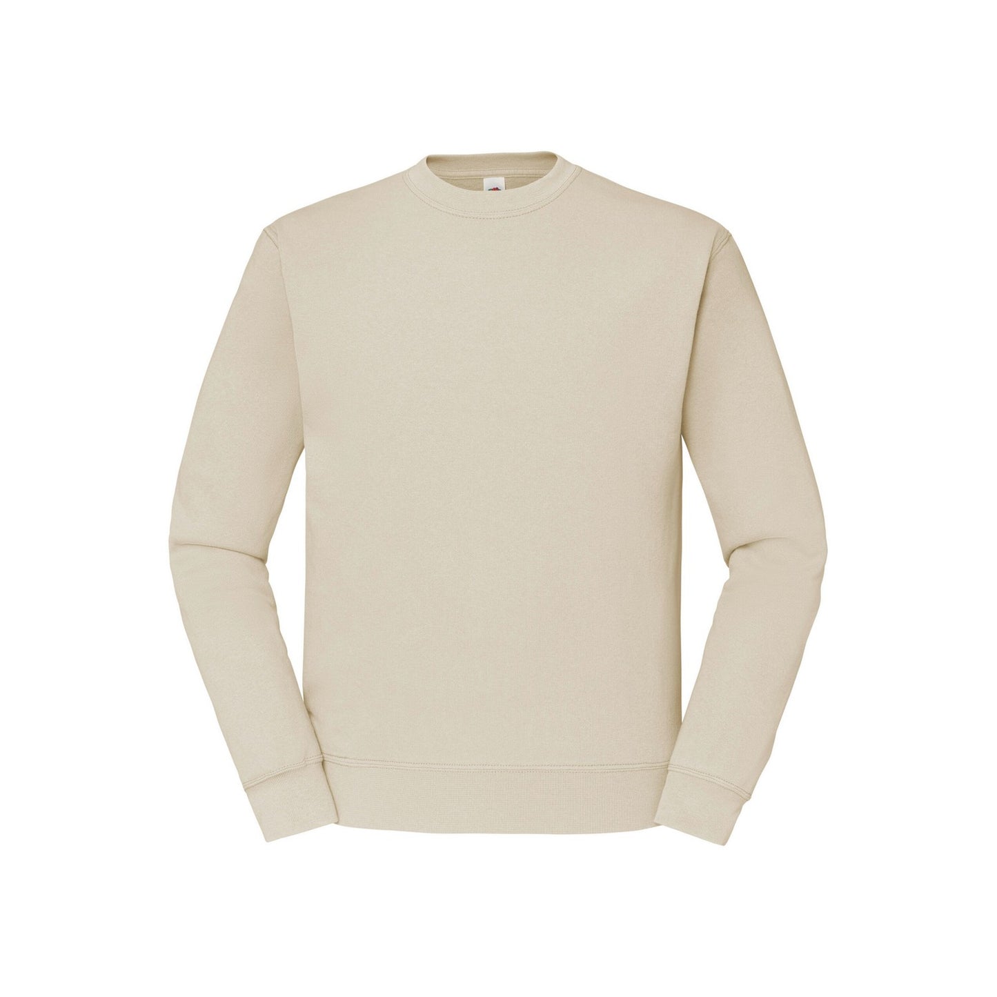 Natural - Front - Fruit of the Loom Mens Classic Set-in Sweatshirt
