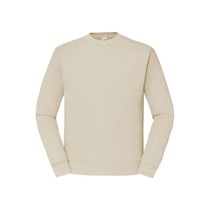 Natural - Front - Fruit of the Loom Mens Classic Set-in Sweatshirt