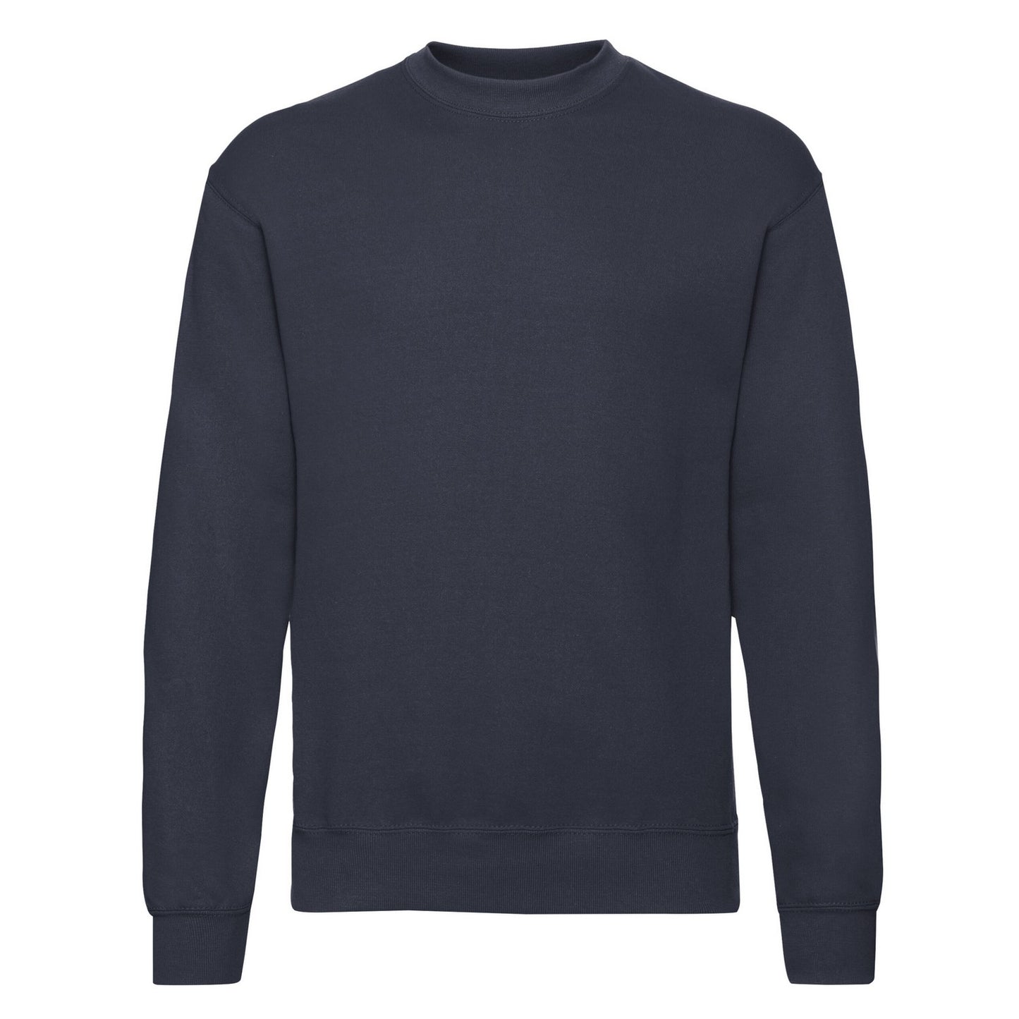 Deep Navy - Front - Fruit of the Loom Mens Classic Set-in Sweatshirt