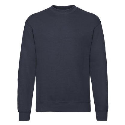 Deep Navy - Front - Fruit of the Loom Mens Classic Set-in Sweatshirt