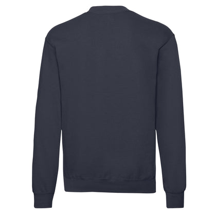 Deep Navy - Back - Fruit of the Loom Mens Classic Set-in Sweatshirt