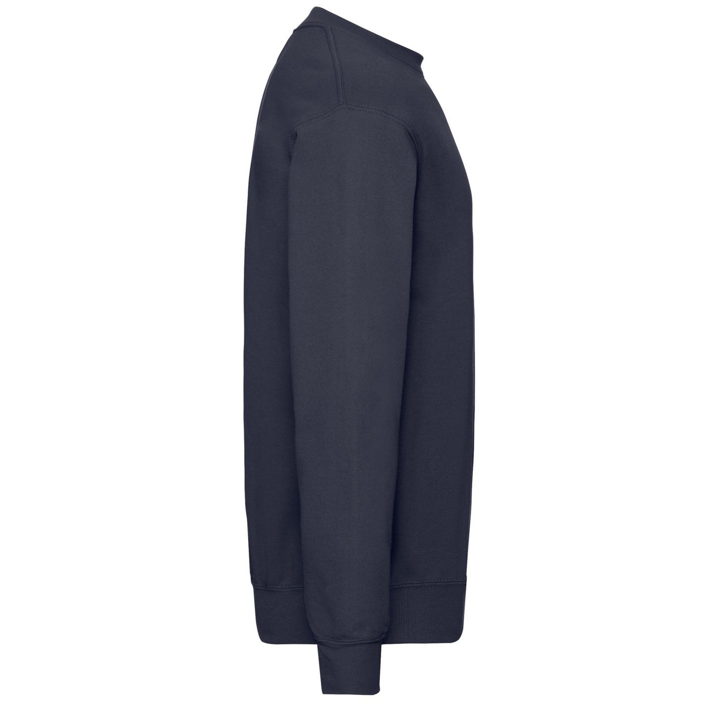 Deep Navy - Side - Fruit of the Loom Mens Classic Set-in Sweatshirt