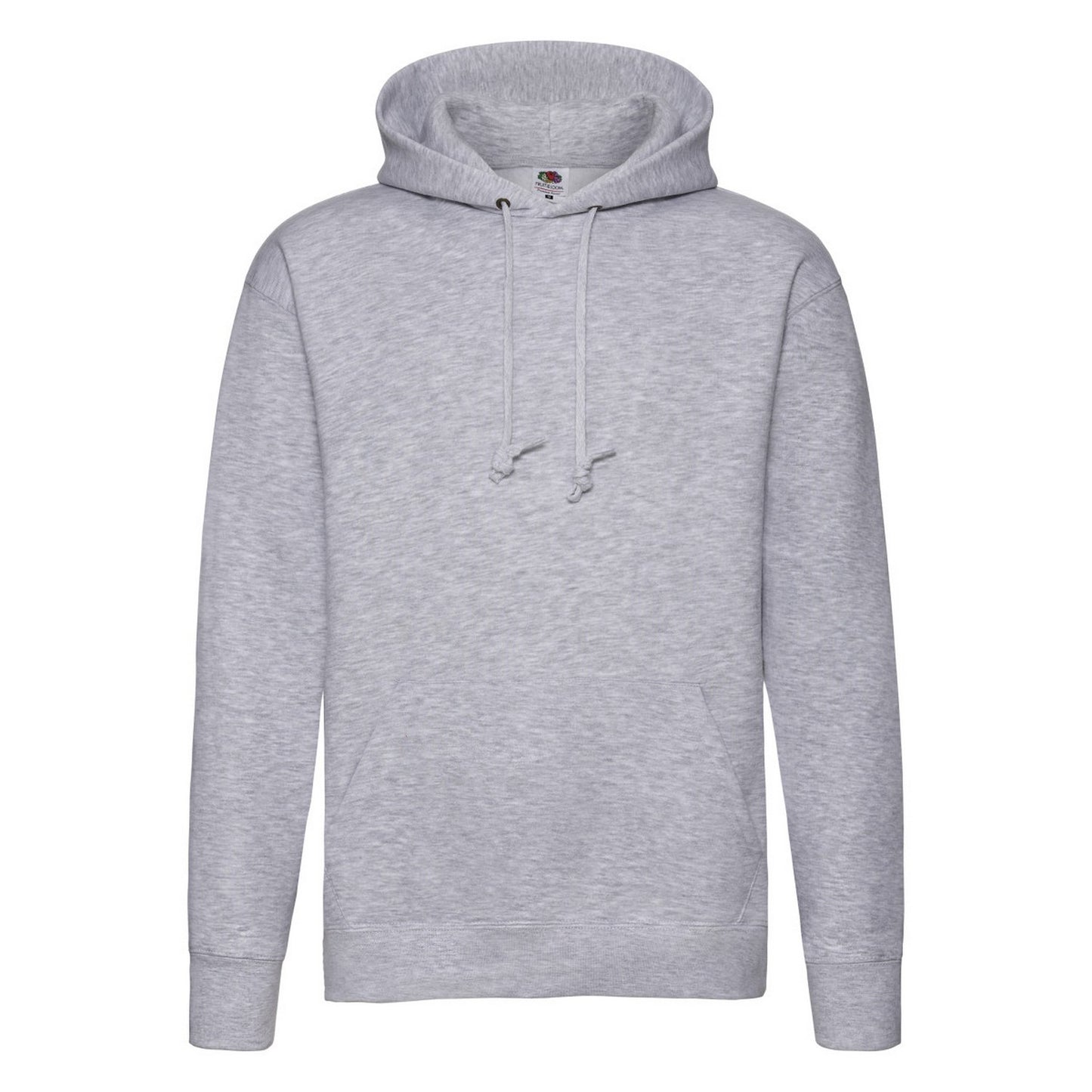 Heather Grey - Front - Fruit of the Loom Mens Premium Hoodie