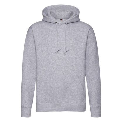 Heather Grey - Front - Fruit of the Loom Mens Premium Hoodie