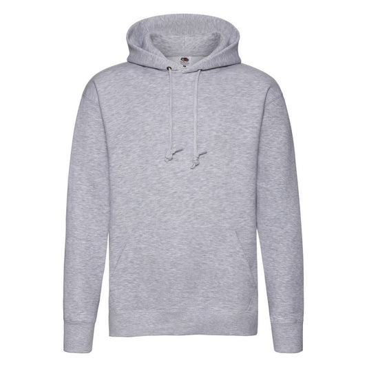 Heather Grey - Front - Fruit of the Loom Mens Premium Hoodie