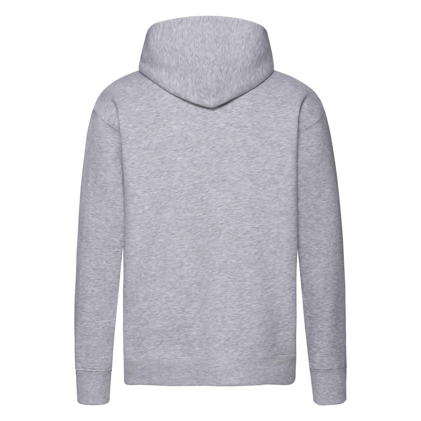 Heather Grey - Back - Fruit of the Loom Mens Premium Hoodie