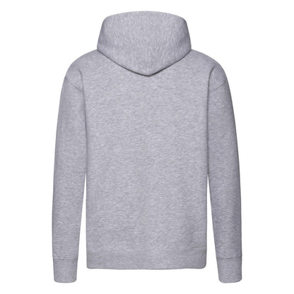 Heather Grey - Back - Fruit of the Loom Mens Premium Hoodie