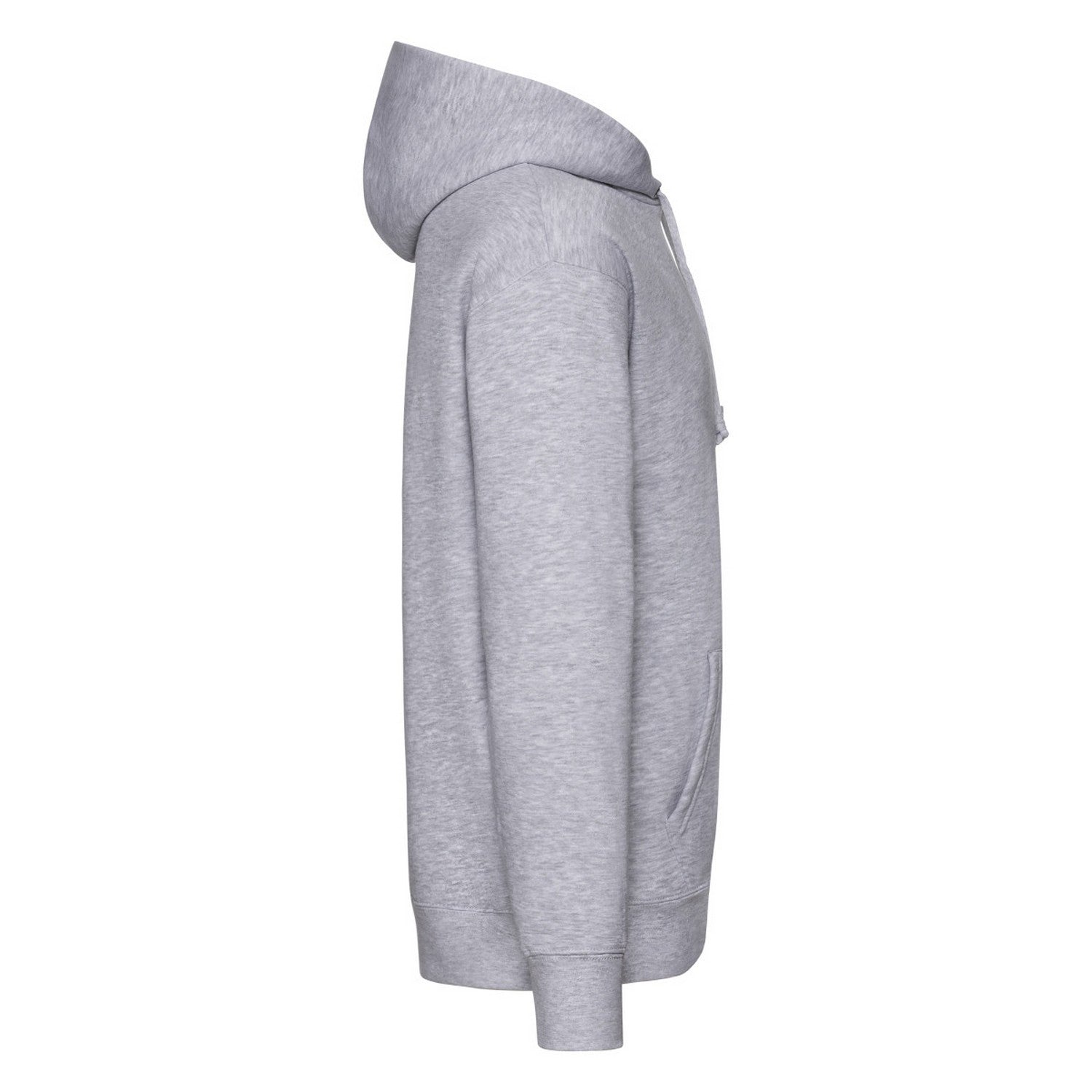 Heather Grey - Side - Fruit of the Loom Mens Premium Hoodie