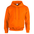 Safety Orange - Front - Gildan Unisex Adult Heavy Blend Hoodie