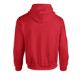 Red - Back - Gildan Unisex Adult Heavy Blend Hoodie