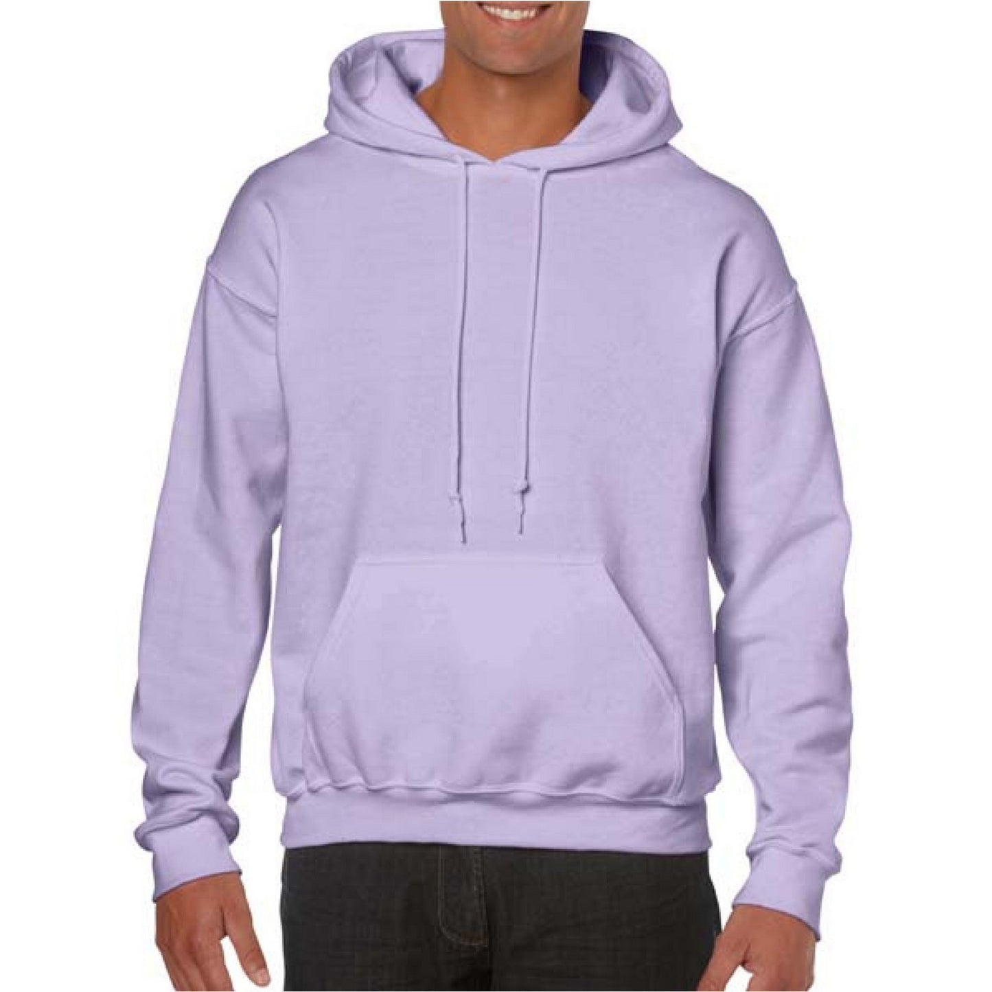 Orchid - Front - Gildan Unisex Adult Heavy Blend Hoodie