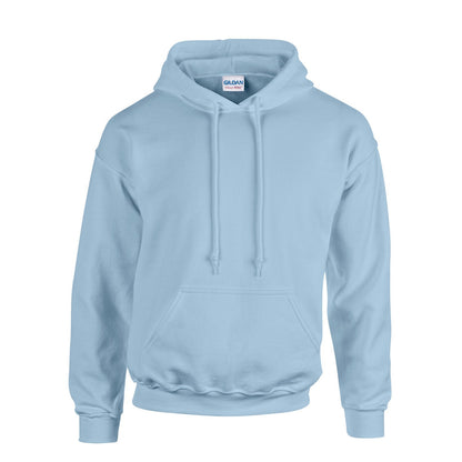 Light Blue - Front - Gildan Unisex Adult Heavy Blend Hoodie