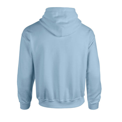 Light Blue - Back - Gildan Unisex Adult Heavy Blend Hoodie