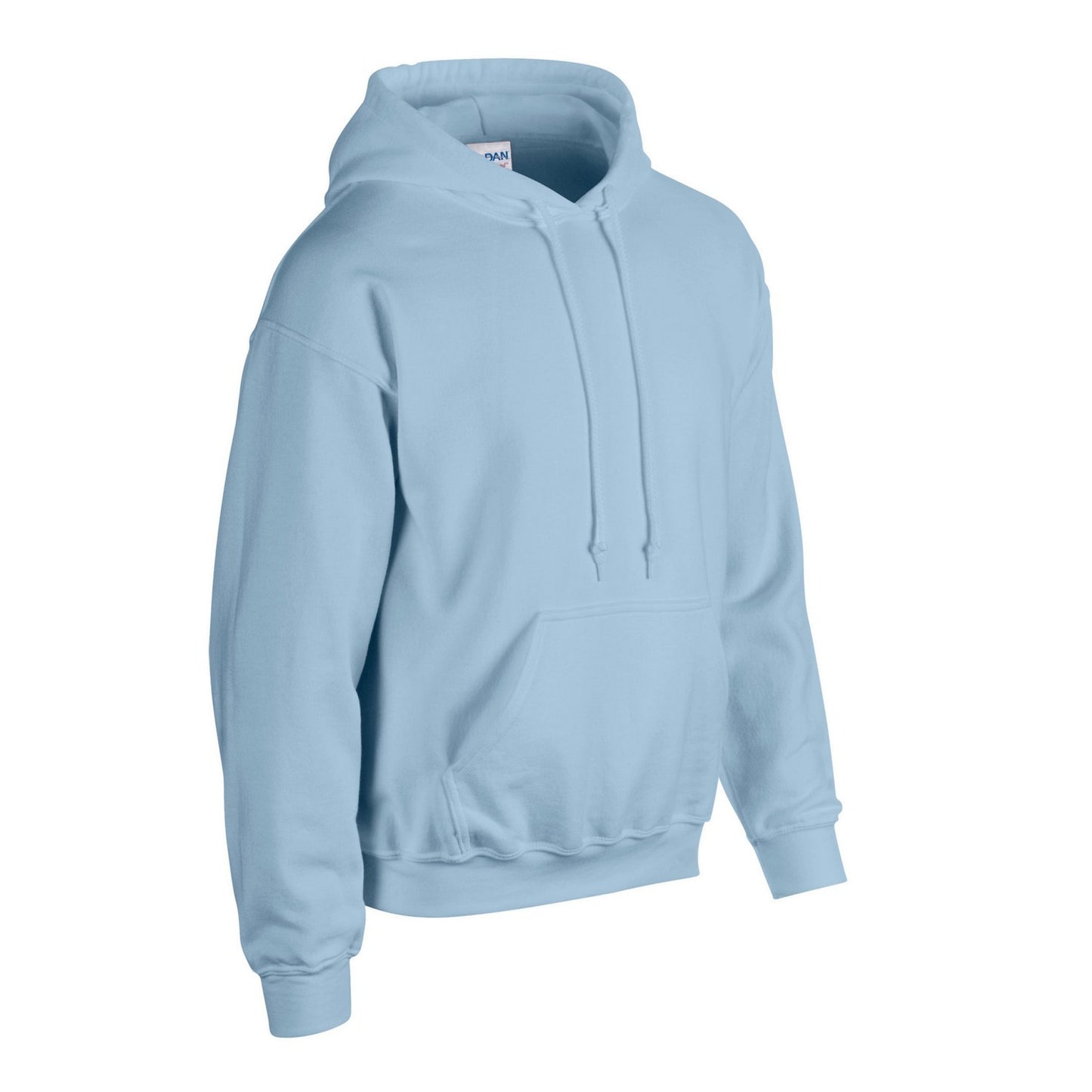 Light Blue - Side - Gildan Unisex Adult Heavy Blend Hoodie