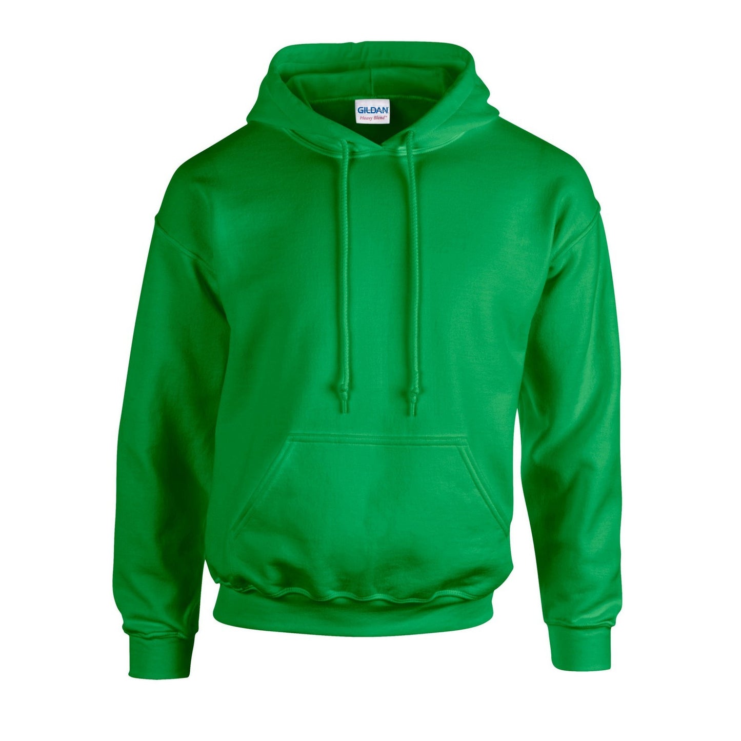 Irish Green - Front - Gildan Unisex Adult Heavy Blend Hoodie