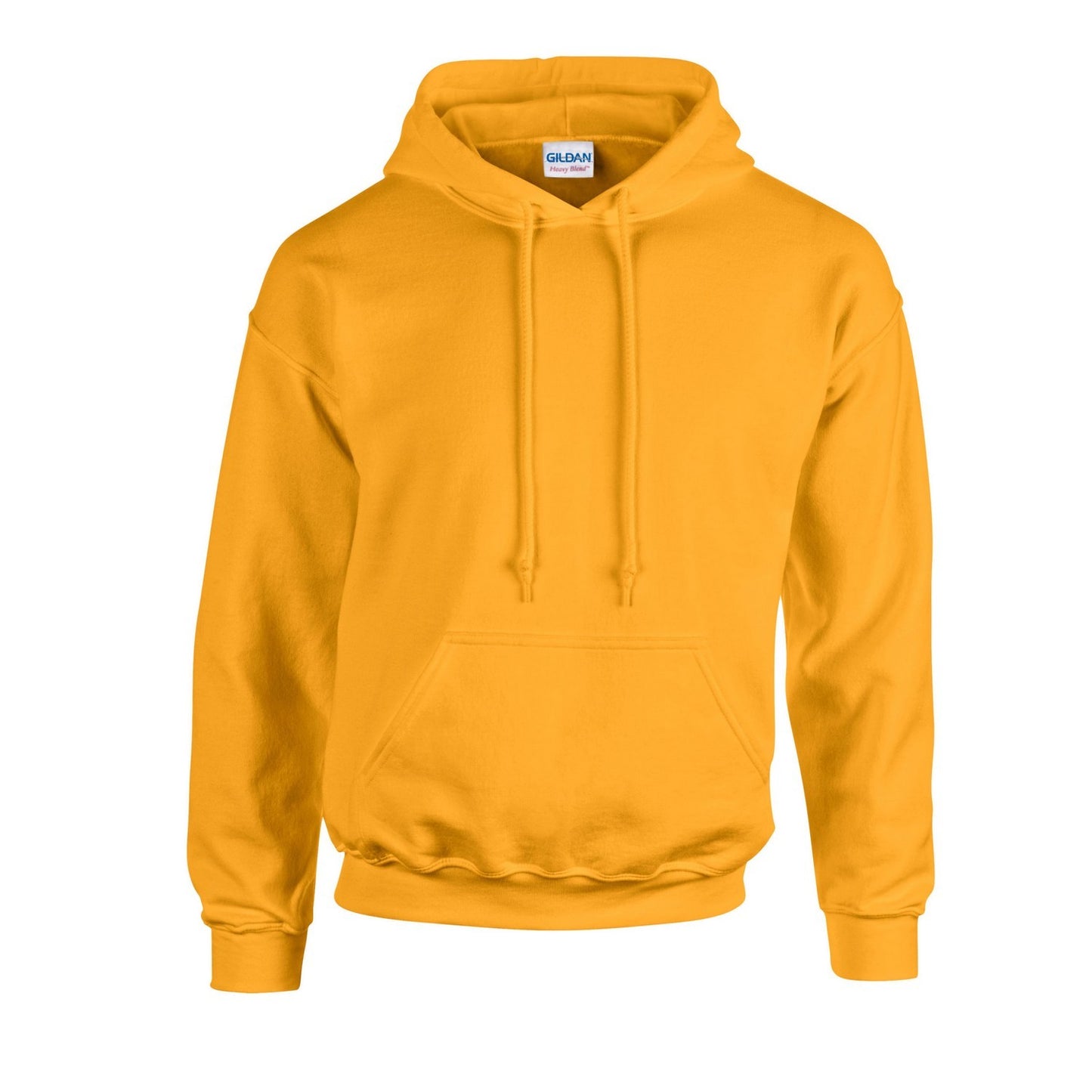 Gold - Front - Gildan Unisex Adult Heavy Blend Hoodie