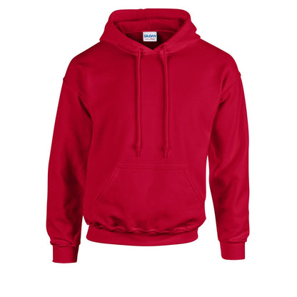 Cherry Red - Front - Gildan Unisex Adult Heavy Blend Hoodie