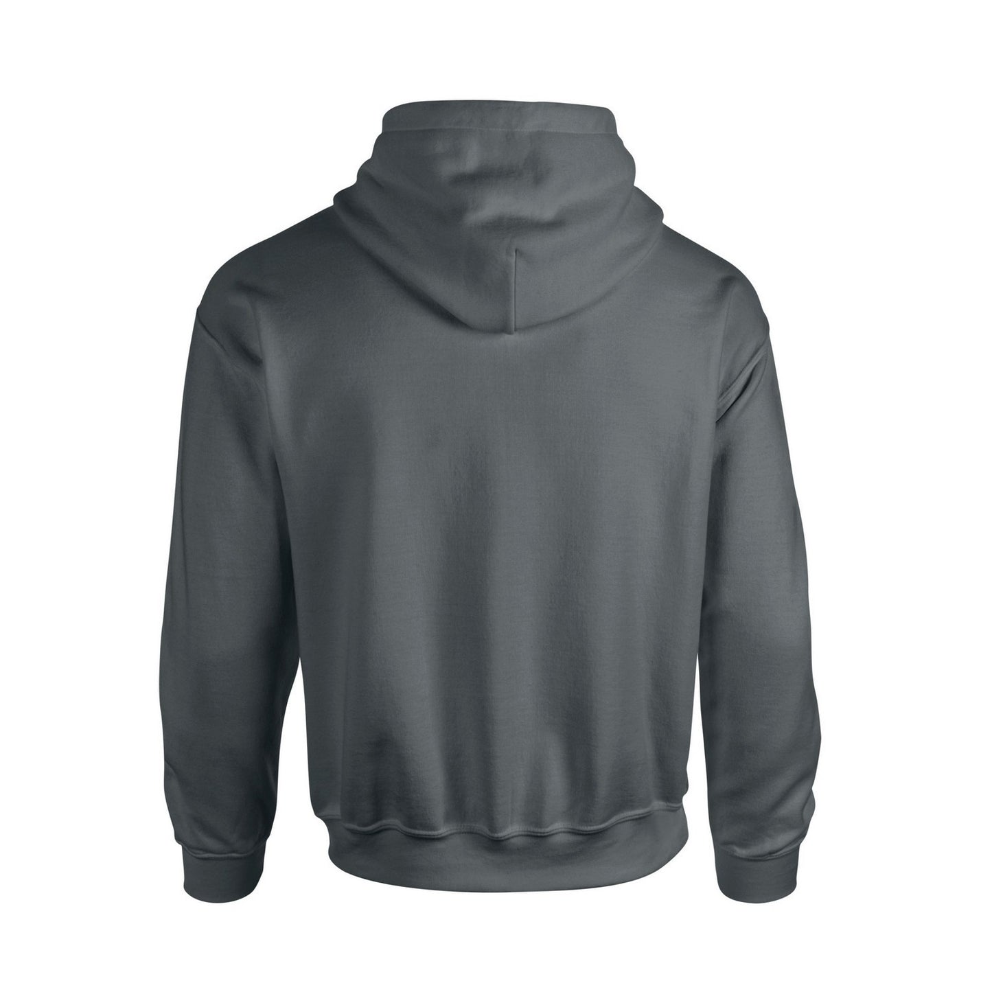 Charcoal - Back - Gildan Unisex Adult Heavy Blend Hoodie