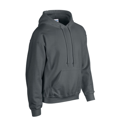 Charcoal - Side - Gildan Unisex Adult Heavy Blend Hoodie
