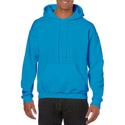 Sapphire - Front - Gildan Unisex Adult Heavy Blend Hoodie