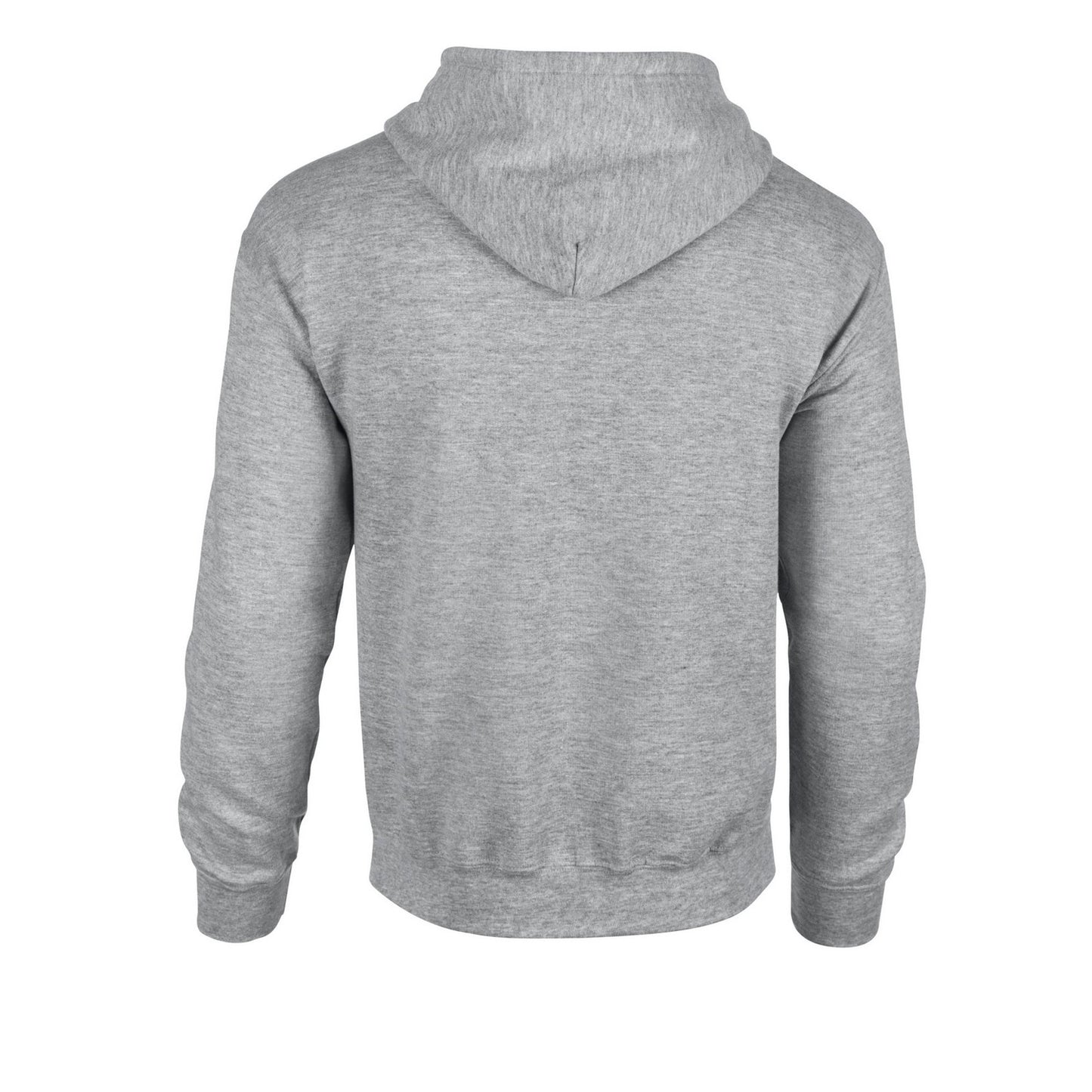 Sports Grey - Back - Gildan Unisex Adult Heavy Blend Full Zip Hoodie