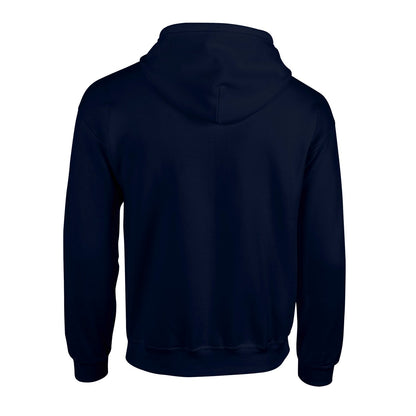 Navy - Back - Gildan Unisex Adult Heavy Blend Full Zip Hoodie