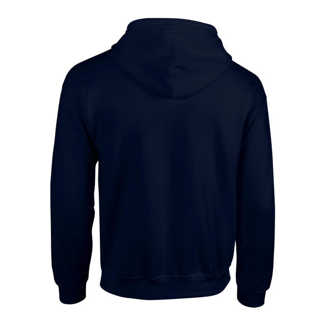 Navy - Back - Gildan Unisex Adult Heavy Blend Full Zip Hoodie