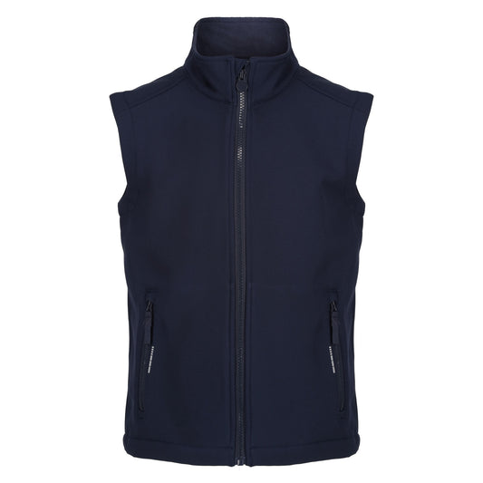 Navy-Navy - Front - Regatta Childrens-Kids Ablaze Softshell Body Warmer