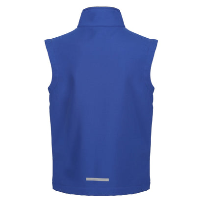 New Royal-Navy - Back - Regatta Childrens-Kids Ablaze Softshell Body Warmer