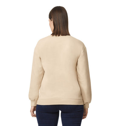 Sand - Back - Gildan Unisex Adult Softstyle Midweight Fleece Sweatshirt