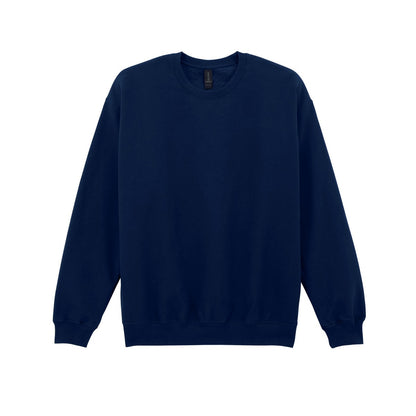 Navy - Front - Gildan Unisex Adult Softstyle Midweight Fleece Sweatshirt