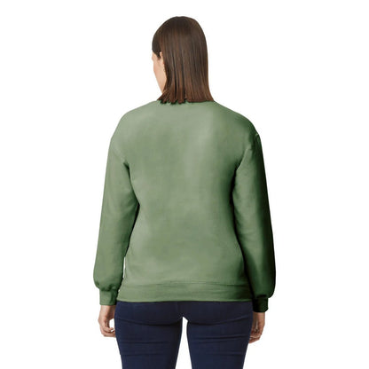 Military Green - Back - Gildan Unisex Adult Softstyle Midweight Fleece Sweatshirt