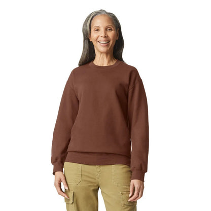 Cocoa - Side - Gildan Unisex Adult Softstyle Midweight Fleece Sweatshirt