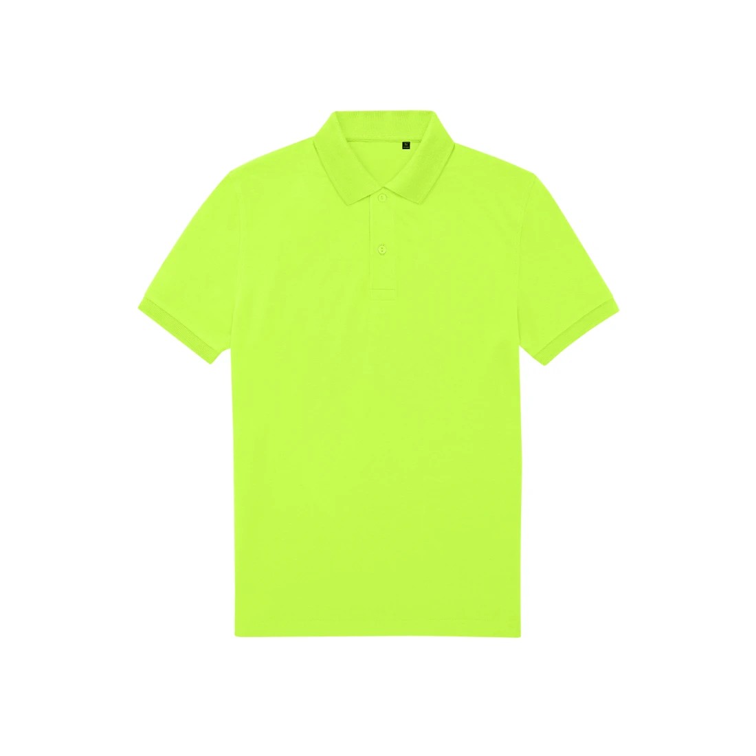 Acid Lime - Front - B&C Mens My Eco Polo Shirt