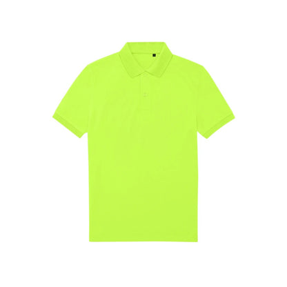 Acid Lime - Front - B&C Mens My Eco Polo Shirt