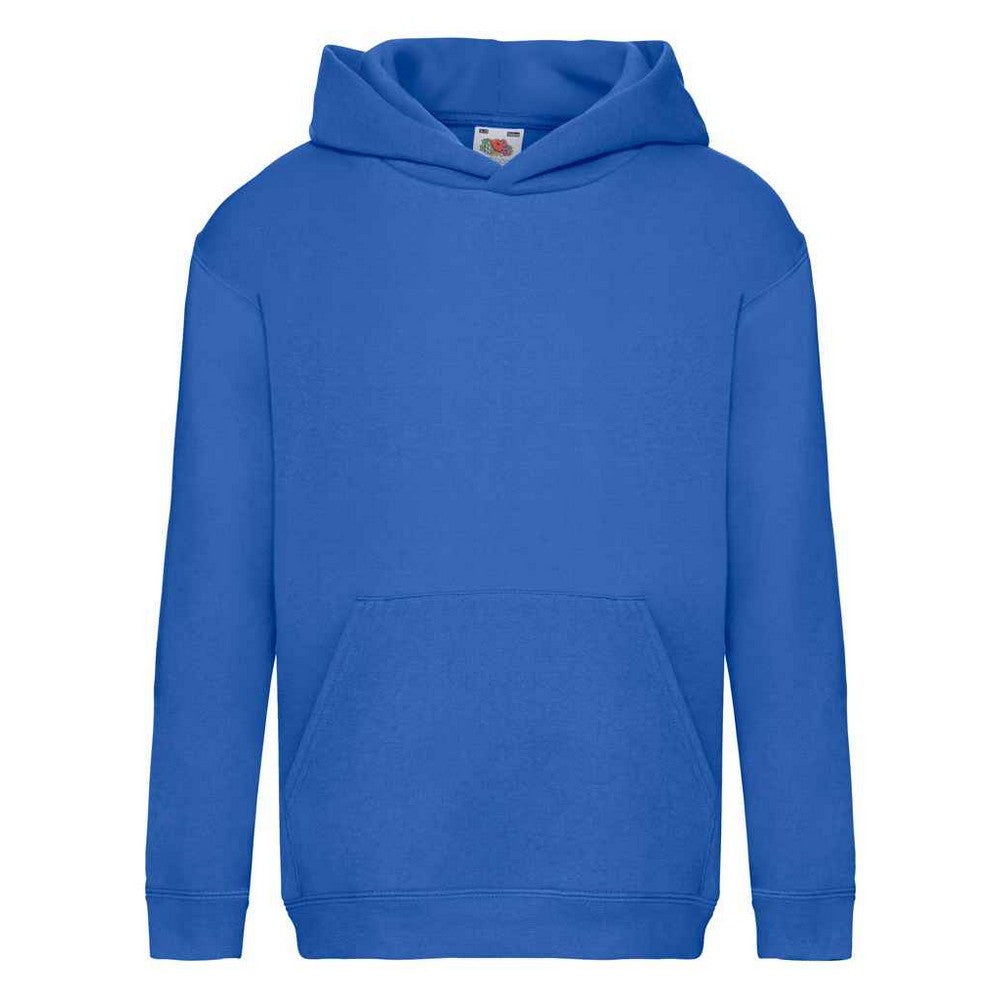 Royal Blue - Front - Fruit of the Loom Childrens-Kids Premium Hoodie