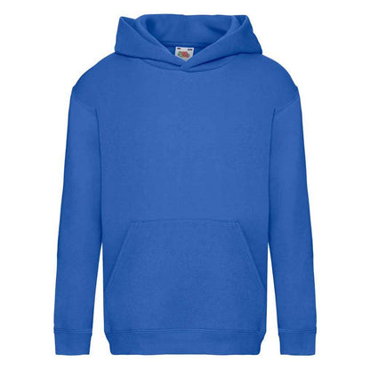 Royal Blue - Front - Fruit of the Loom Childrens-Kids Premium Hoodie