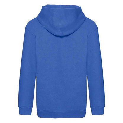 Royal Blue - Back - Fruit of the Loom Childrens-Kids Premium Hoodie