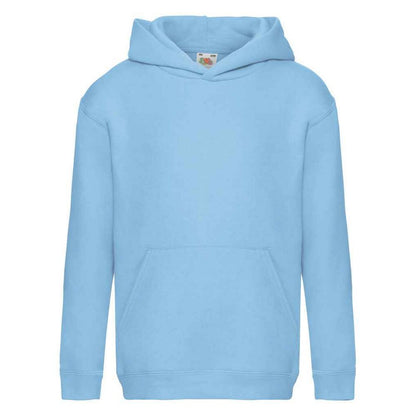 Sky Blue - Front - Fruit of the Loom Childrens-Kids Premium Hoodie