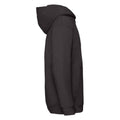 Black - Side - Fruit of the Loom Childrens-Kids Premium Hoodie